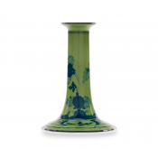Ginori Oriente Italiano Malachite Candlestick Holder